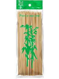 Шампура шпажки деревянные бамбук 25см 100шт - фото 2765570