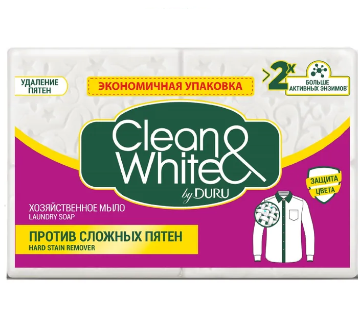 Мыло хозяйственное Duru против пятен 4 шт*120 г - фото 2770246