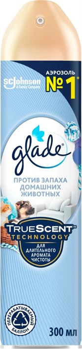 Освежитель воздуха Glade Против запаха домашних животных 300 мл - фото 2771824