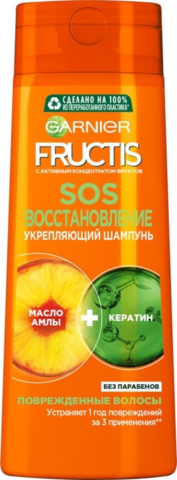 Шампунь для волос Fructis SOS Восстановление 400 мл - фото 2775000