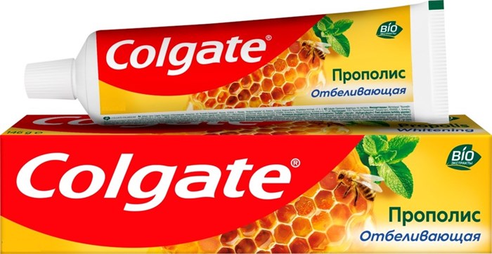 Зубная паста Colgate 100 мл Прополис отбеливающая - фото 2775091