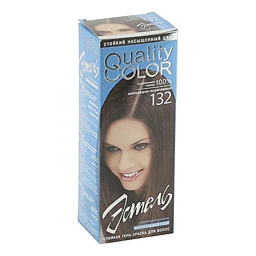 Краска для волос Эстель Quality Color 132 Шоколадно-коричневый - фото 2775531