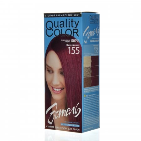 Краска для волос Эстель Quality Color 155 Темная вишня - фото 2775538