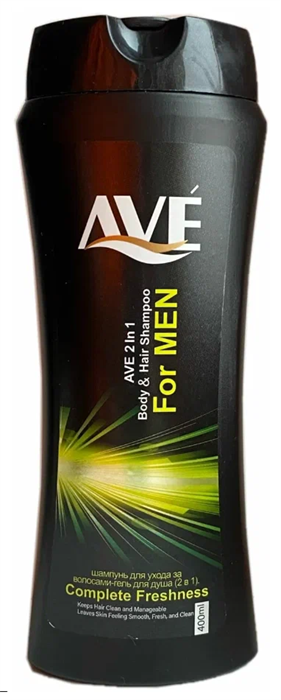 Шампунь для волос мужской AVE 2в1 Совершенная свежесть 400 мл - фото 2778035