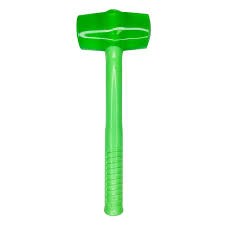 Киянка пластик ручка зеленая 500гр - фото 2782129