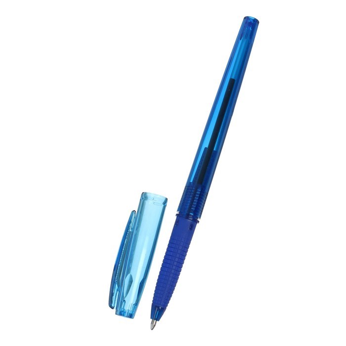 Ручка шариковая 1,0 мм резиновый упор синяя Pilot Super - фото 2784051