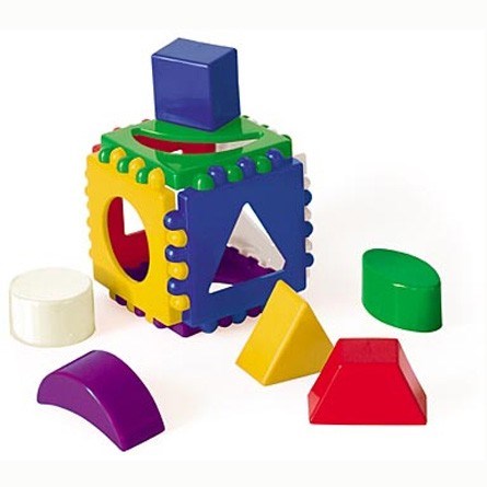 Логическая игрушка Куб маленький И-3928 - фото 2784598