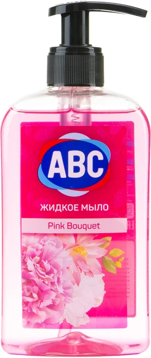 Мыло жидкое ABC парфюмированное Розоый букет 400 мл - фото 2784806