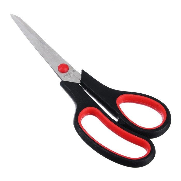 Ножницы 21 см пластик ручка SCISSORS - фото 2786385