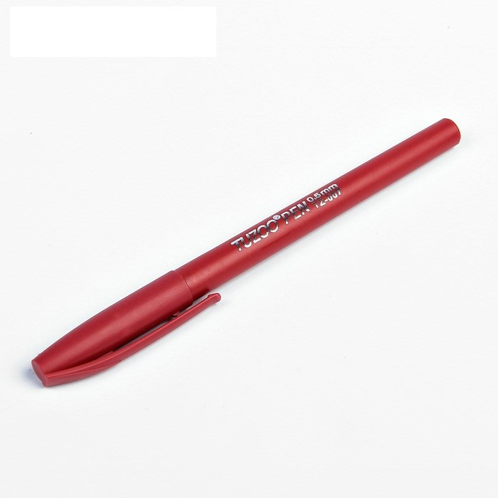 Ручка гелевая TUZOO 0.5 мм корпус красный матовый - фото 2786737
