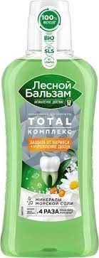 Ополаскиватель для полости рта Лесной бальзам Total Комплекс Ромашка и масло облепихи 400 мл - фото 2788950