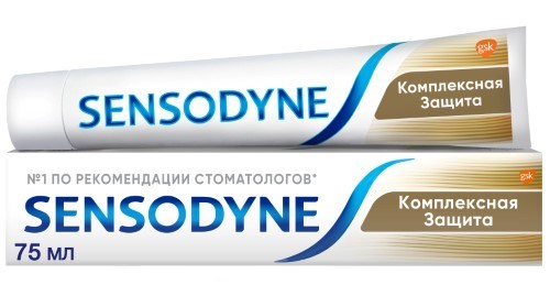 Зубная паста Sensodyne Комплексная защита 75 мл - фото 2789218