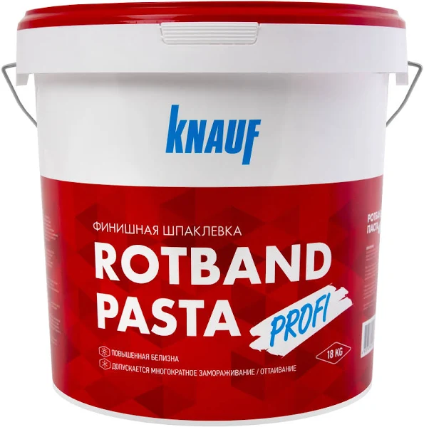 Шпаклевка финишная Rotband pasta profi 18 кг - фото 3079833