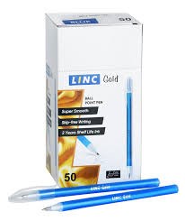 Ручка шариковая 0,7мм цвет синий LINC GOLD - фото 3444255