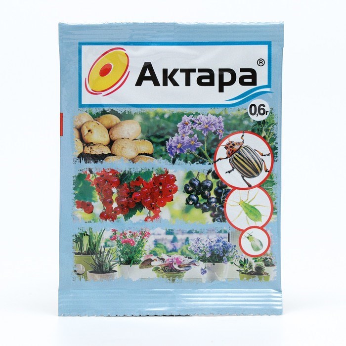 Средство от вредителей порошок "Актара" 0,6 г 1200503 - фото 3697184