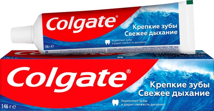 Зубная паста Colgate 100 мл Крепкие зубы свежее дыхание - фото 3721999