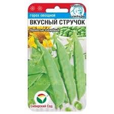 Семена горох Вкусный стручщл СибСад - фото 3722897