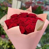 Цветок живой Роза срез 50 см - фото 3727937