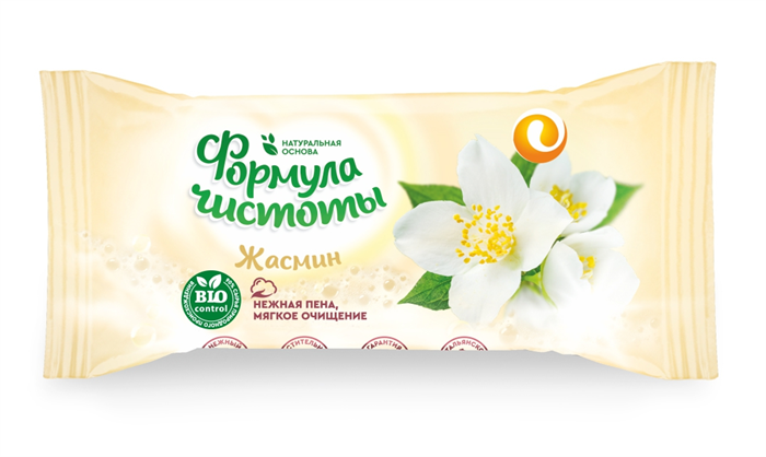 Мыло туалетное Формула чистоты Жасмин 150 г ЕЖК 1385025 - фото 3879180