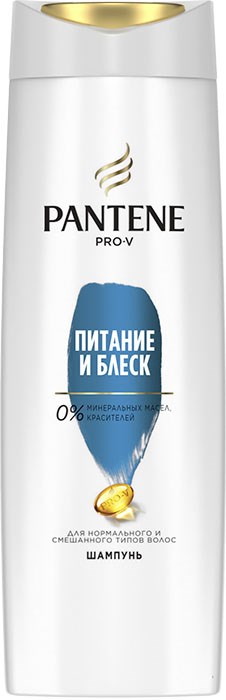 Шампунь для волос PANTENE Питание и Блеск 400 мл 1385890 - фото 3880087
