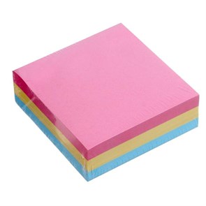Блок для записи блок с липким краем 76 мм х 76 мм 300 листов 3 цвета 5491830