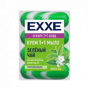 Мыло туалетное EXXE 1+1 Зеленый чай 4*90 г