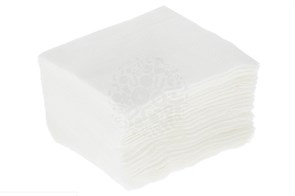 Салфетки бумажные белые 1 слой 100 шт