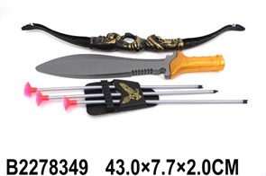 Набор оружия Лук со стрелами и меч 2278349
