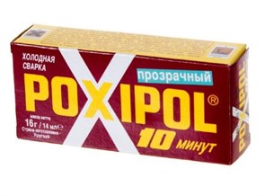 Холодная сварка POXIPOL красная коробка (16мл) прозрачный