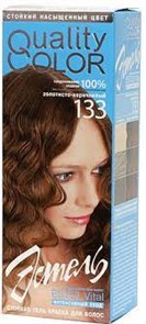 Краска для волос Эстель Quality Color 133 Золотисто-коричневый
