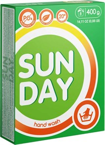 Порошок стиральный SunDay для ручной стирки 400 г