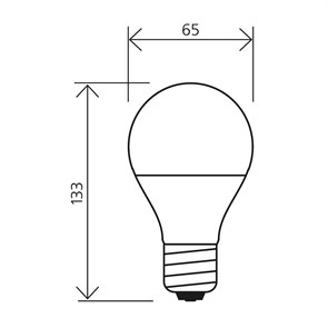 Лампа диодная 25/150 Е27 нейтральный свет SMARTBUY