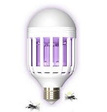 Лампа светодиодная от комаров 2в1