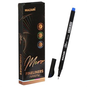 Ручка капилярная 0.4 мм, синяя Mazari Mero 5393-70