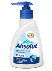 Мыло жидкое антибактериальное Absolut Classic 250 г