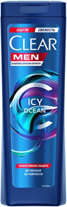 Шампунь для волос мужской Clear ICY OCEAN 380 мл