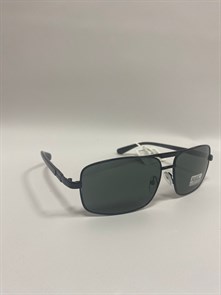 Очки солнцезащитные 1701 с1 стекло metal чер-сер