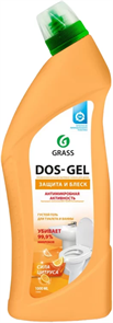 Средство чистящее DOS-GEL Grass для туалета и ванны Защита и Блеск 750 мл