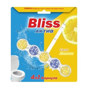 Подвесной гигиенический блок для унитаза Bliss Актив Сила лимона