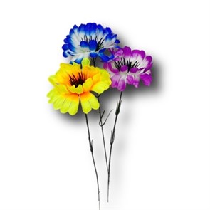 Цветы искусственные Георгин 1 шт 10,5 см 0568