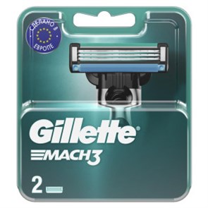 Кассеты сменные для бритья Gillette MACH3 2 шт