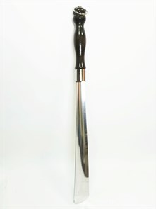 Ложка для обуви 450 мм метал с деревянной ручкой
