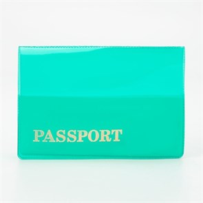 Обложка для паспорта силикон зеленый
