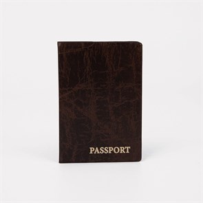 Обложка для паспорта цвет- темно-коричневый 4819884