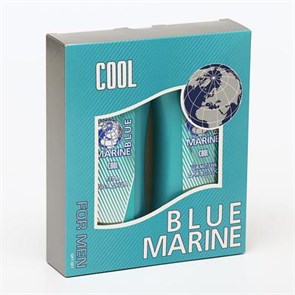 Подарочный набор мужской BLUE MARINE Cool ш+г/д