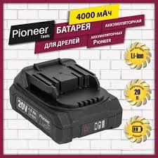 Аккумулятор для шуруповерта Pioneer BT-M 20V 4st USP