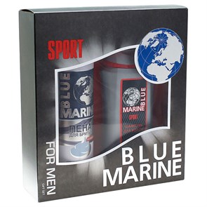 Подарочный набор мужской BLUE MARINE SPORT ш+п/бр