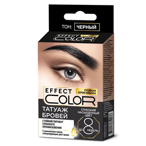 Краска для бровей и ресниц EFECT COLOR тон Черный