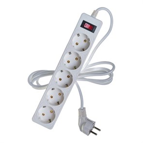 Фильтр сетевой 1,8м 5 розеток 16А Smartbuy SBSP-5-18-G