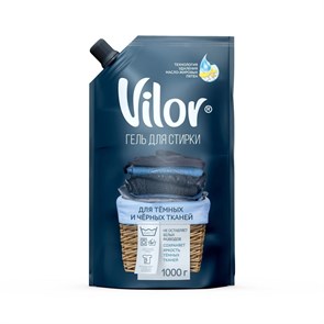 Гель для стирки Vilor для темных и черных тканей 100 г дойпак 1155308
